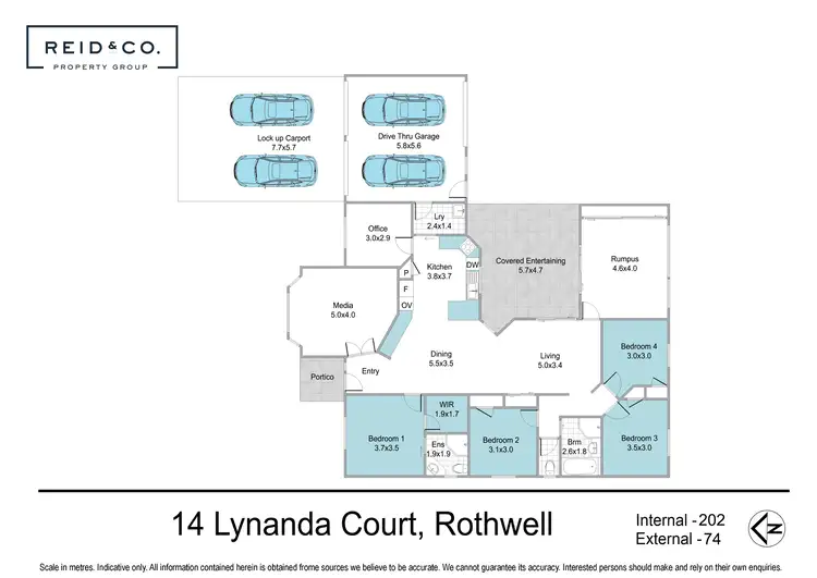 Floorplan of Homely house listing, 14 Lynanda Court, Rothwell QLD 4022