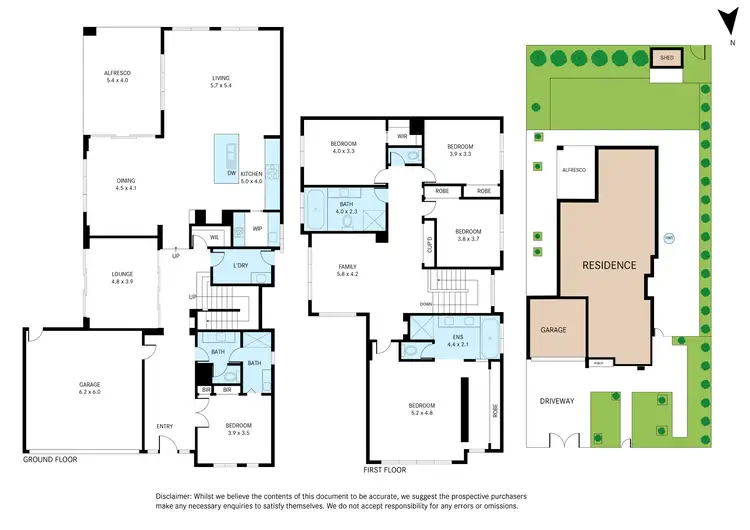 Floorplan of Homely house listing, 26 Risdon Drive, Notting Hill VIC 3168