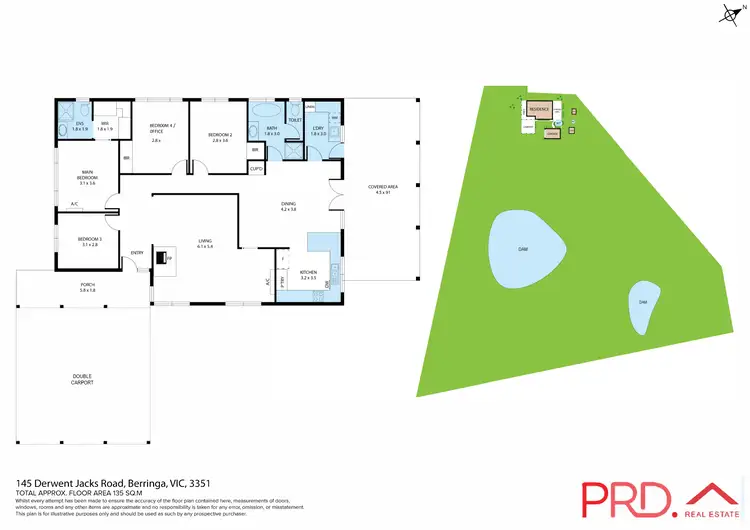 Floorplan of Homely house listing, 145 Derwent Jacks Road, Berringa VIC 3351