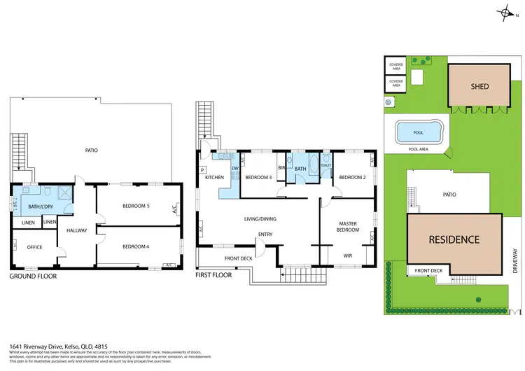 Floorplan of Homely house listing, 1641 Riverway Drive, Kelso QLD 4815