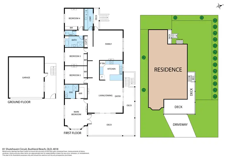 Floorplan of Homely house listing, 81 Shutehaven Circuit, Bushland Beach QLD 4818