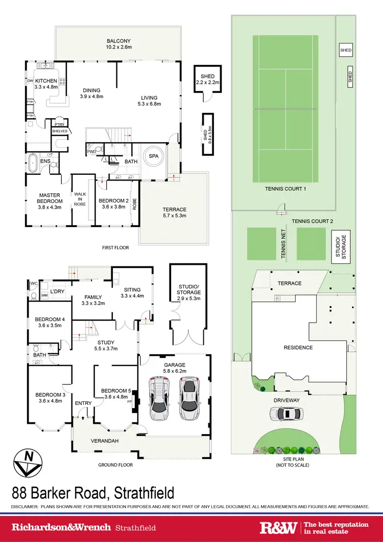 Floorplan of Homely house listing, 88 BARKER ROAD, Strathfield NSW 2135