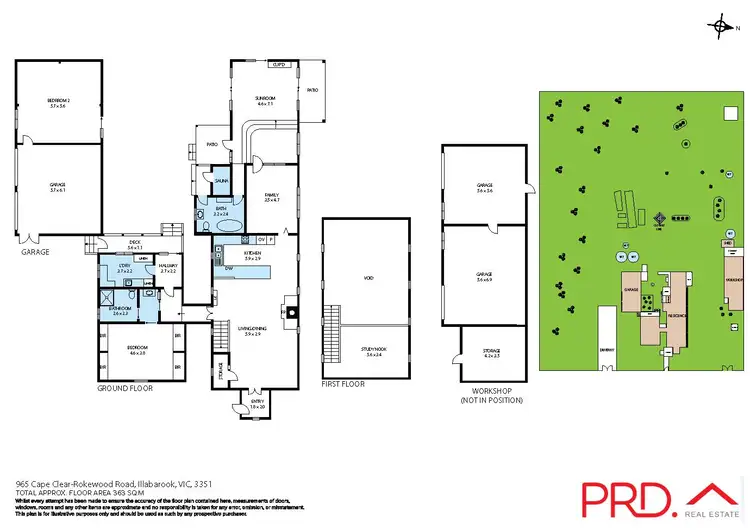 Floorplan of Homely house listing, 965 Cape Clear-Rokewood Road, Illabarook VIC 3351