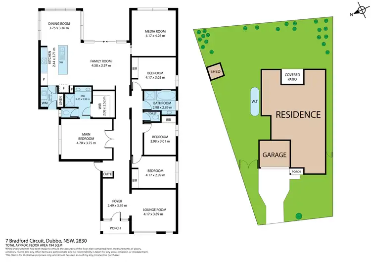 Floorplan of Homely house listing, 7 Bradford Circuit, Dubbo NSW 2830