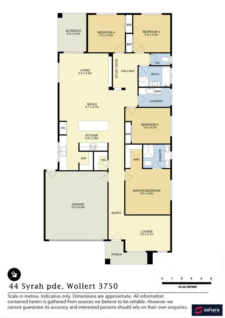 Floorplan of Homely house listing, 44 Syrah Prade, Wollert VIC 3750
