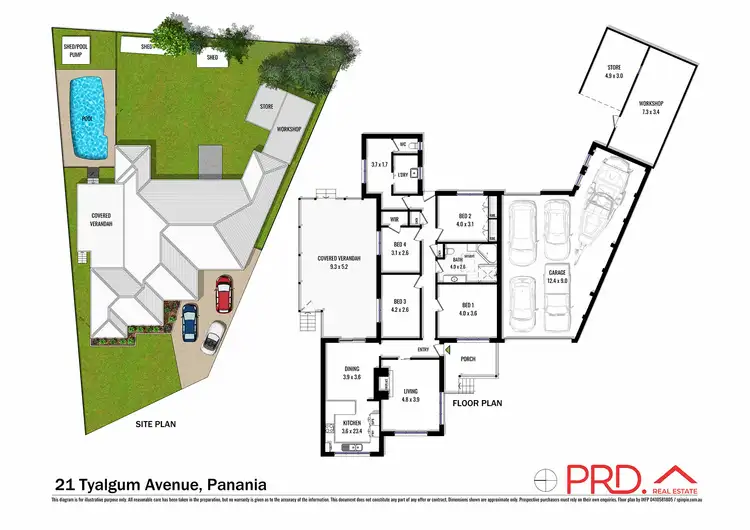 Floorplan of Homely house listing, 21 Tyalgum Avenue, Panania NSW 2213