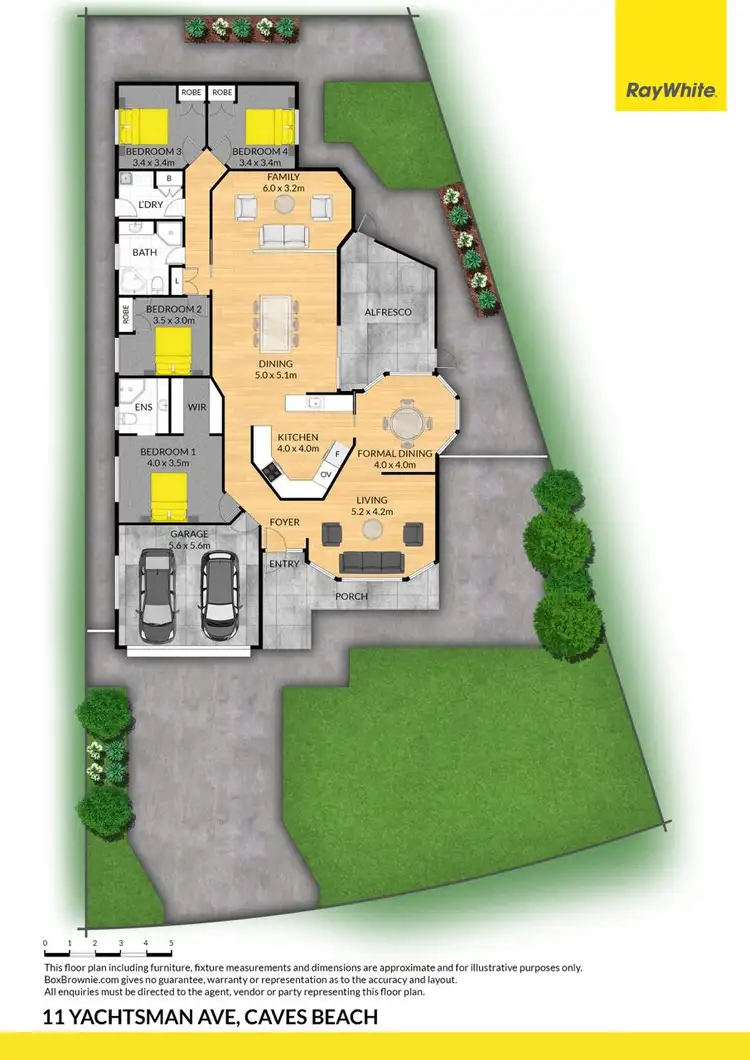 Floorplan of Homely house listing, 11 Yachtsman Avenue, Caves Beach NSW 2281
