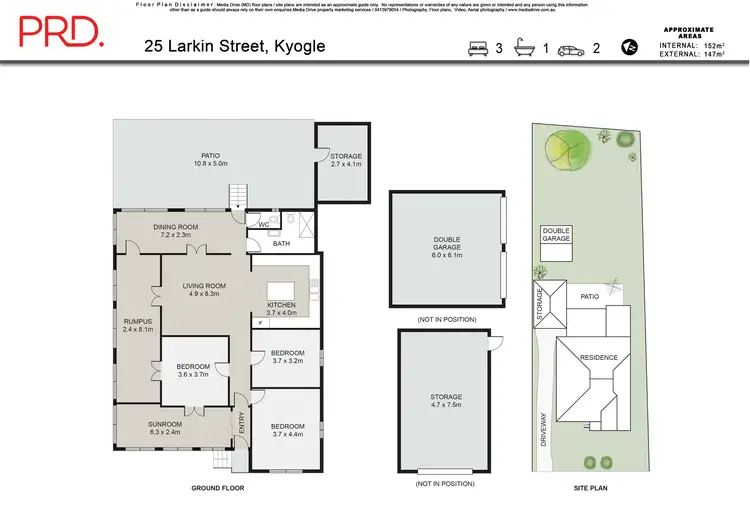 Floorplan of Homely house listing, 25 Larkin Street, Kyogle NSW 2474
