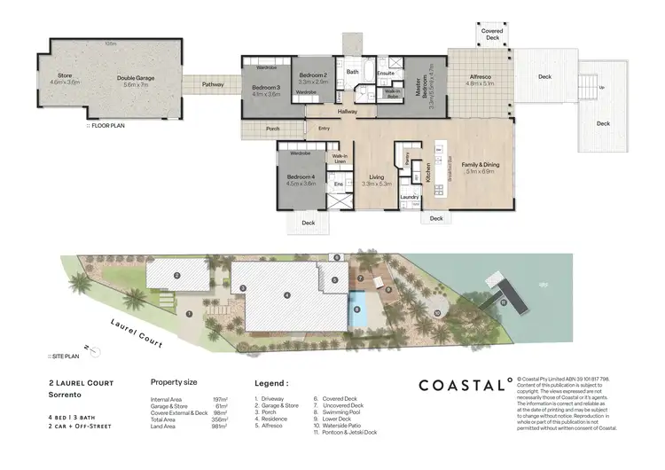 Floorplan of Homely house listing, 2 Laurel Court, Sorrento QLD 4217