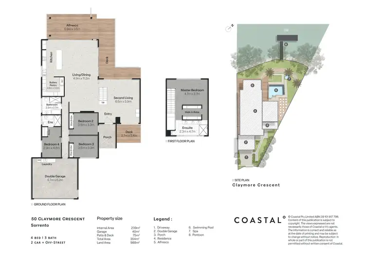 Floorplan of Homely house listing, 50 Claymore Crescent, Sorrento QLD 4217