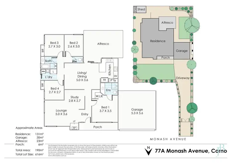 Floorplan of Homely house listing, 77A Monash Avenue, Como WA 6152