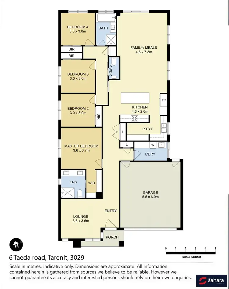 Floorplan of Homely house listing, 6 Taeda Road, Tarneit VIC 3029