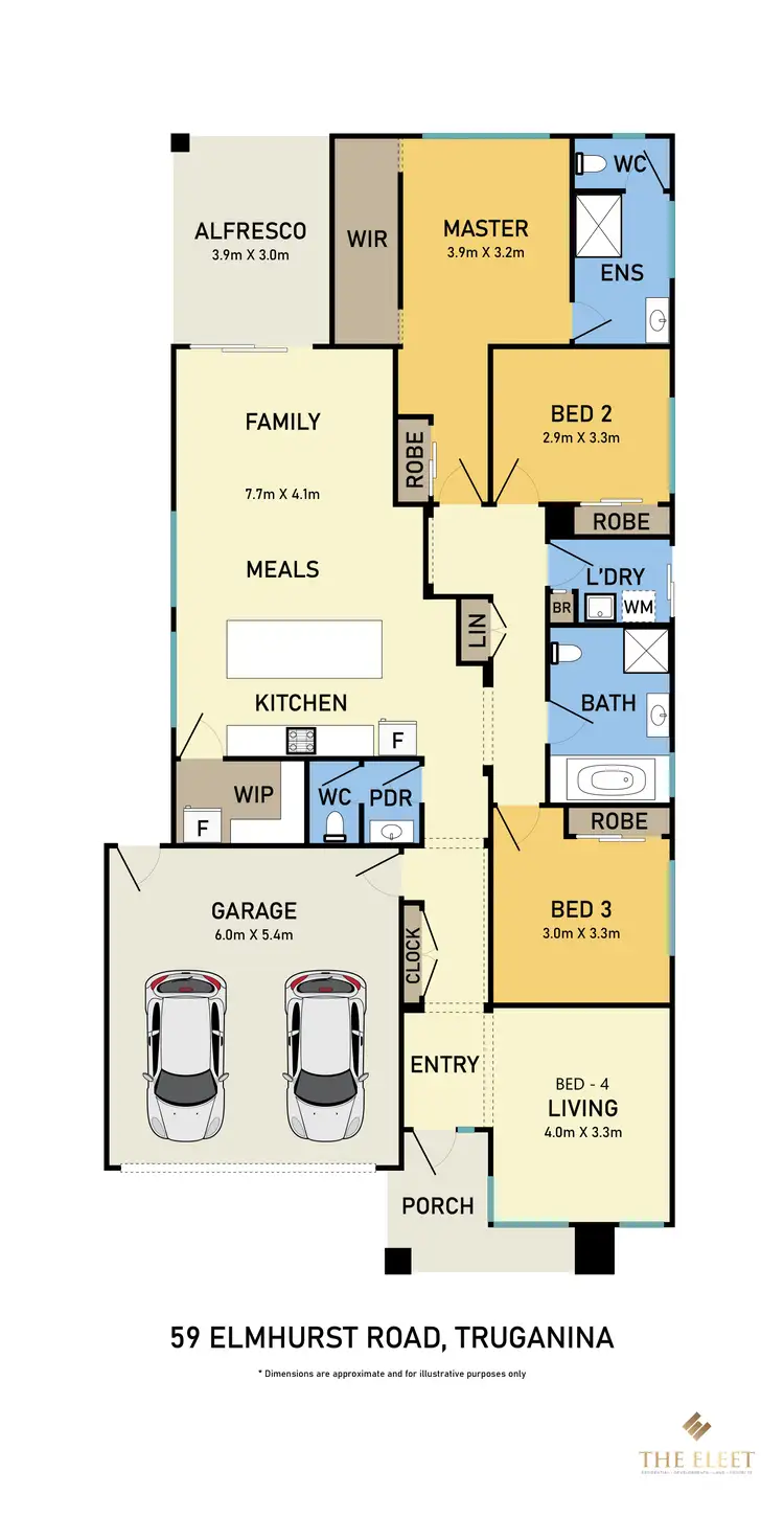 Floorplan of Homely house listing, 59 Elmhurst Road, Truganina VIC 3029