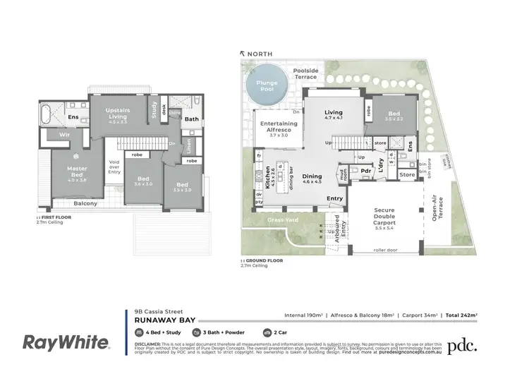 Floorplan of Homely house listing, 9B Cassia Street, Runaway Bay QLD 4216