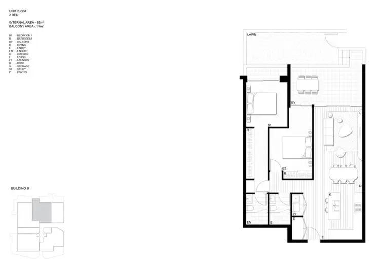 Floorplan of Homely apartment listing, G04/10B John Tipping Grove, Penrith NSW 2750