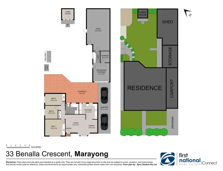 Floorplan of Homely house listing, 33 Benalla Crescent, Marayong NSW 2148