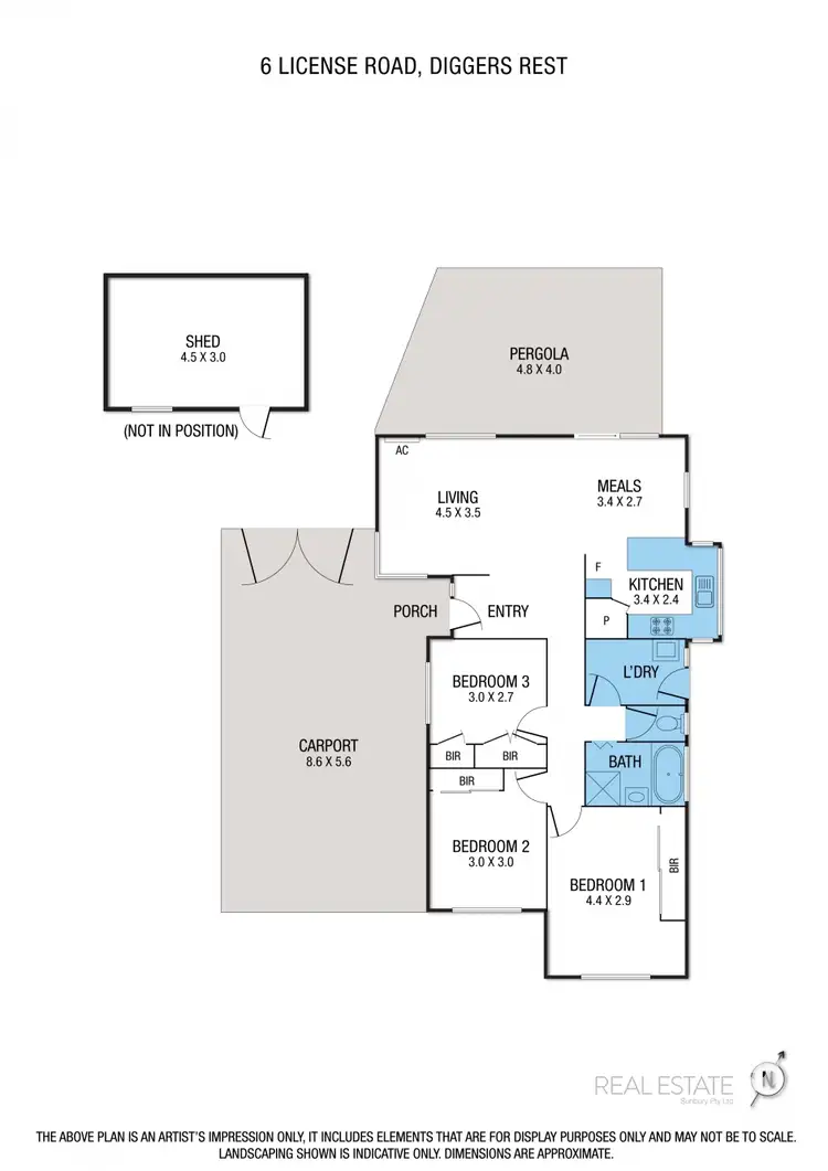 Floorplan of Homely house listing, 6 License Road, Diggers Rest VIC 3427