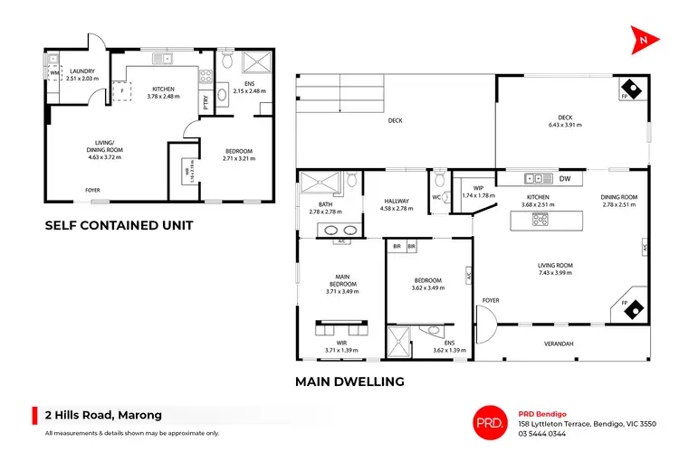 Floorplan of Homely house listing, 2 Hills Road, Marong VIC 3515