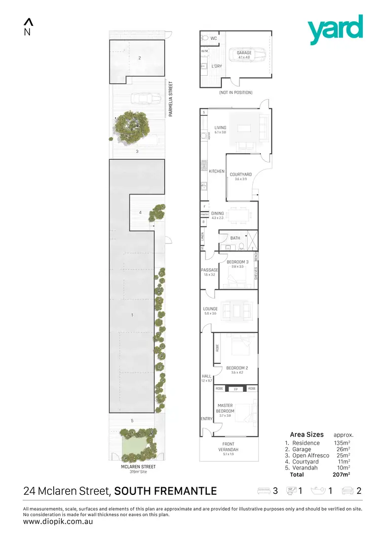 Floorplan of Homely house listing, 24 McLaren Street, South Fremantle WA 6162
