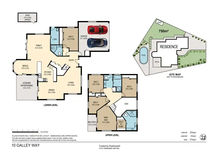 Floorplan of Homely house listing, 10 Galley Way, Birkdale QLD 4159