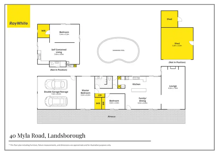Floorplan of Homely house listing, 40 Myla Road, Landsborough QLD 4550