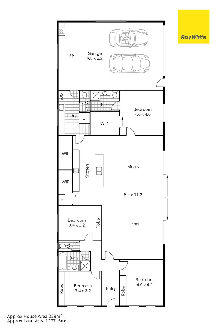 Floorplan of Homely rural property listing, 61 Wiggins Road, Mitchell Park VIC 3355