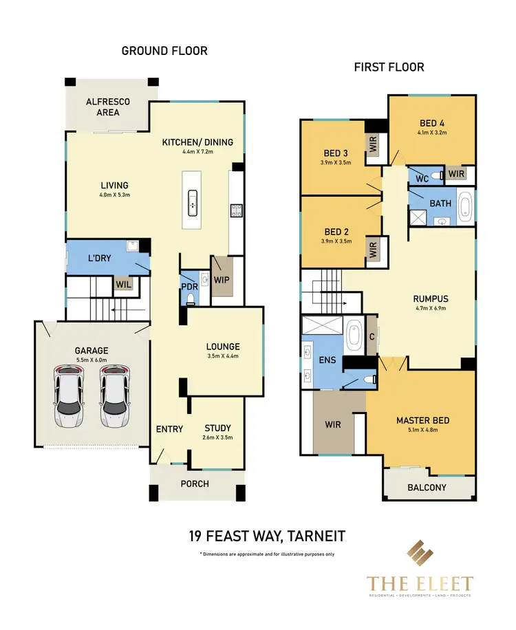 Floorplan of Homely house listing, 19 Feast Way, Tarneit VIC 3029