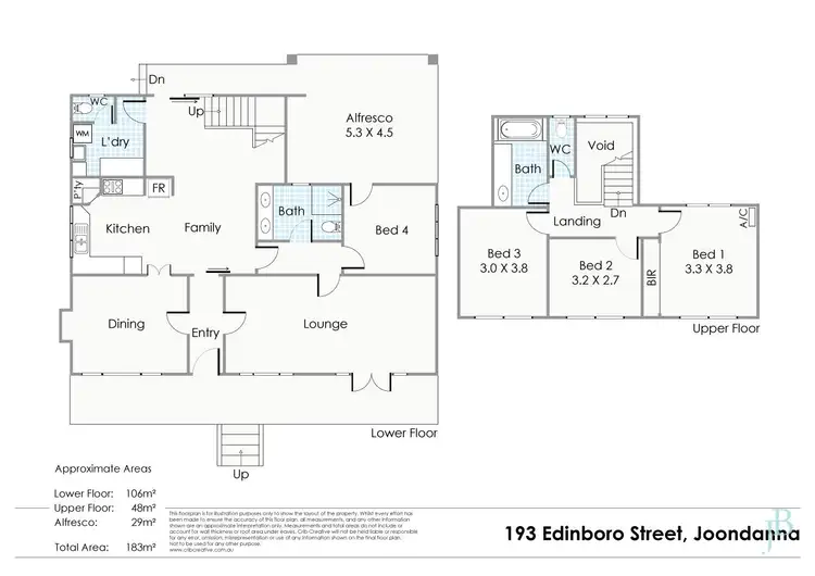 Floorplan of Homely house listing, 193 Edinboro Street, Joondanna WA 6060