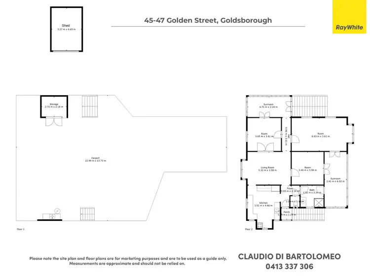 Floorplan of Homely house listing, 45-47 Golden Street, Goldsborough QLD 4865