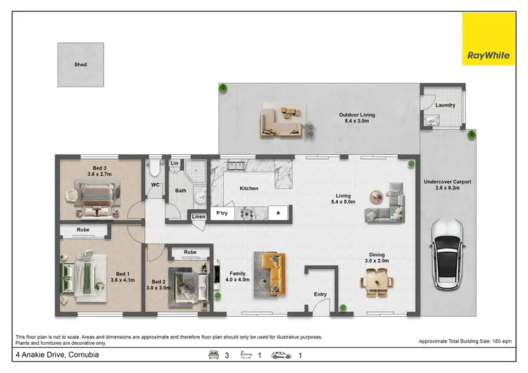 Floorplan of Homely house listing, 4 Anakie Drive, Cornubia QLD 4130