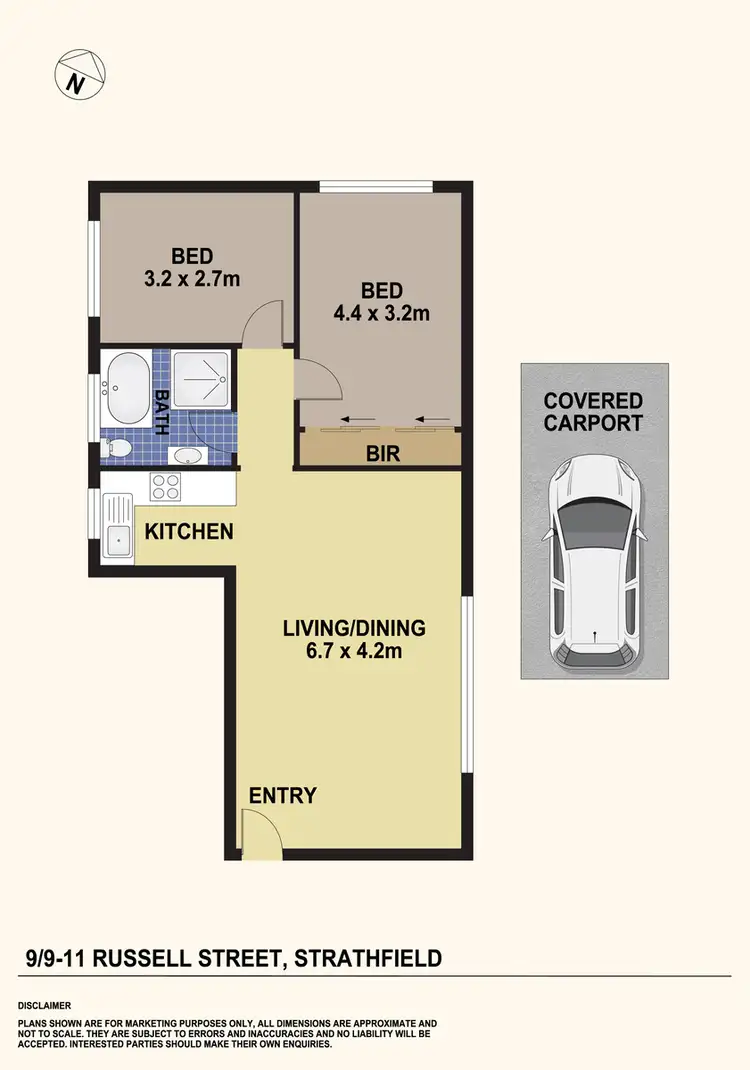 Floorplan of Homely apartment listing, 9/9-11 Russell Street, Strathfield NSW 2135