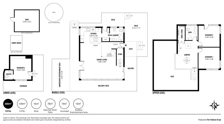 Floorplan of Homely house listing, 765 Greenhill Road, Greenhill SA 5140