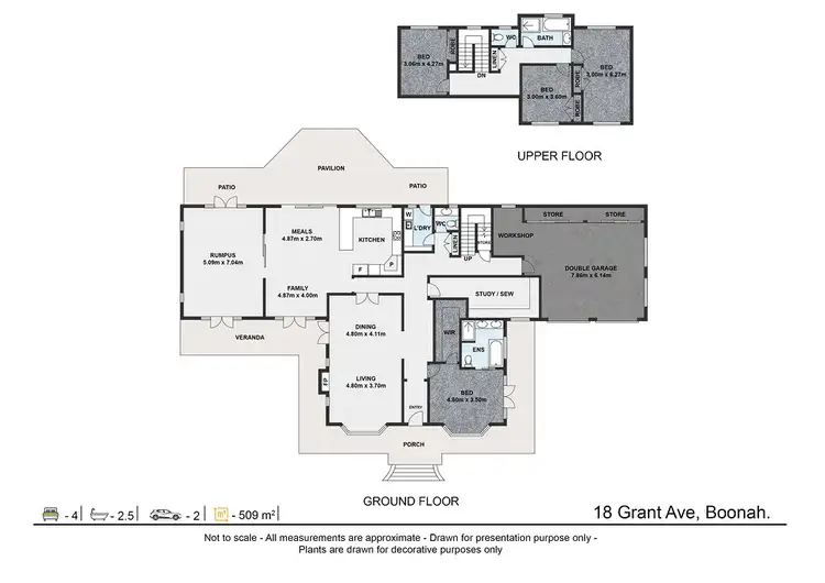 Floorplan of Homely house listing, 18 Grant Avenue, Boonah QLD 4310