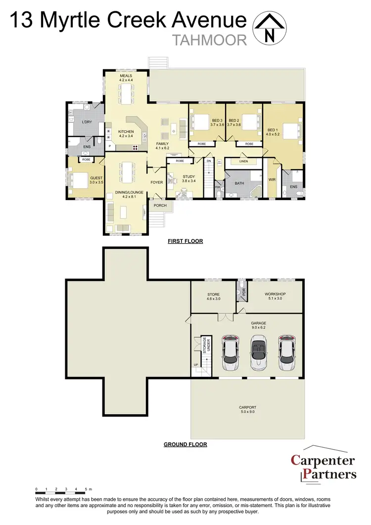 Floorplan of Homely house listing, 13 Myrtle Creek Avenue, Tahmoor NSW 2573