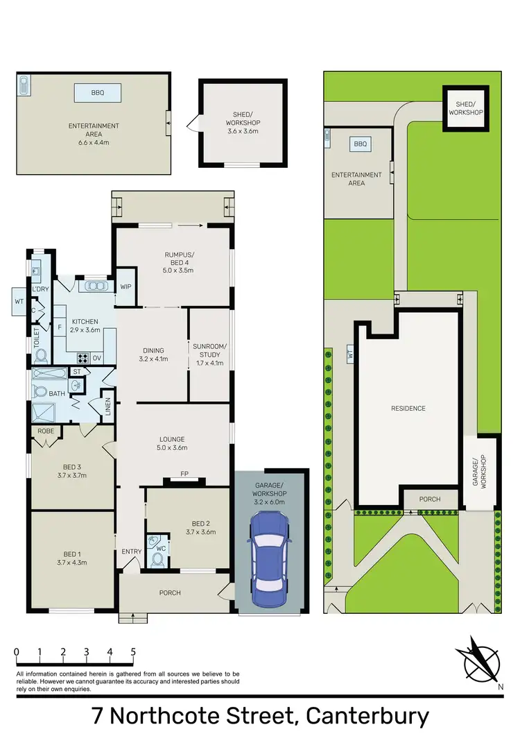 Floorplan of Homely house listing, 7 Northcote Street, Canterbury NSW 2193