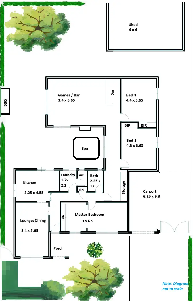 Floorplan of Homely house listing, 51 Keymer Street, Belmont WA 6104