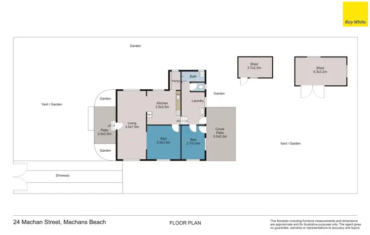Floorplan of Homely house listing, 24 Machan Street, Machans Beach QLD 4878