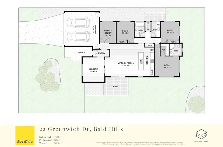 Floorplan of Homely house listing, 22 Greenwich Drive, Bald Hills QLD 4036