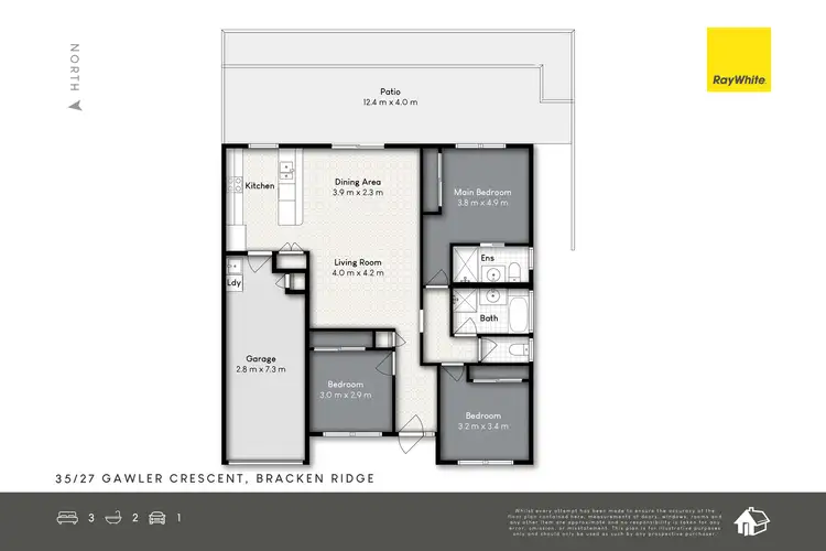 Floorplan of Homely house listing, 35/27 Gawler Crescent, Bracken Ridge QLD 4017