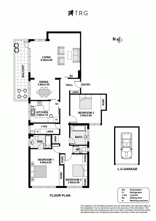 Floorplan of Homely apartment listing, 5B/9 St Marks Road, Darling Point NSW 2027