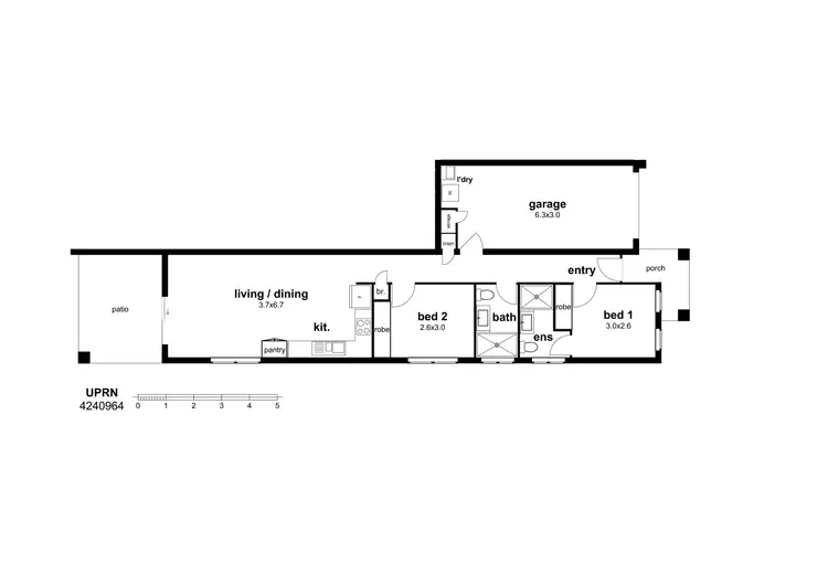 Floorplan of Homely apartment listing, Address available on request