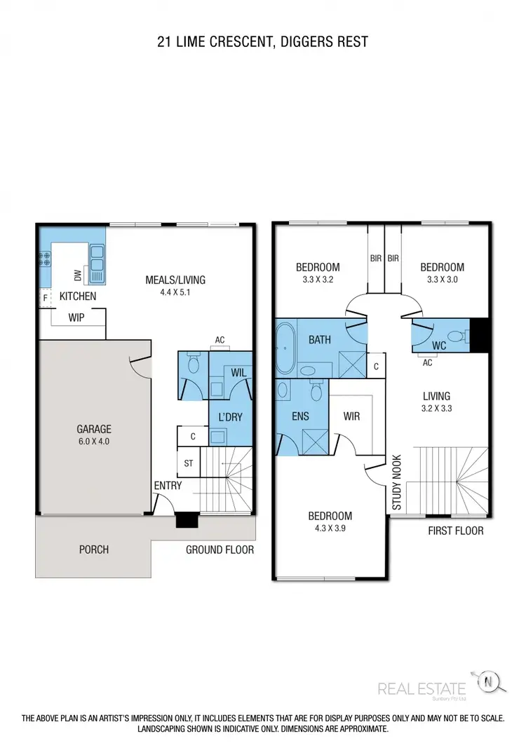 Floorplan of Homely house listing, 21 Lime Crescent, Diggers Rest VIC 3427
