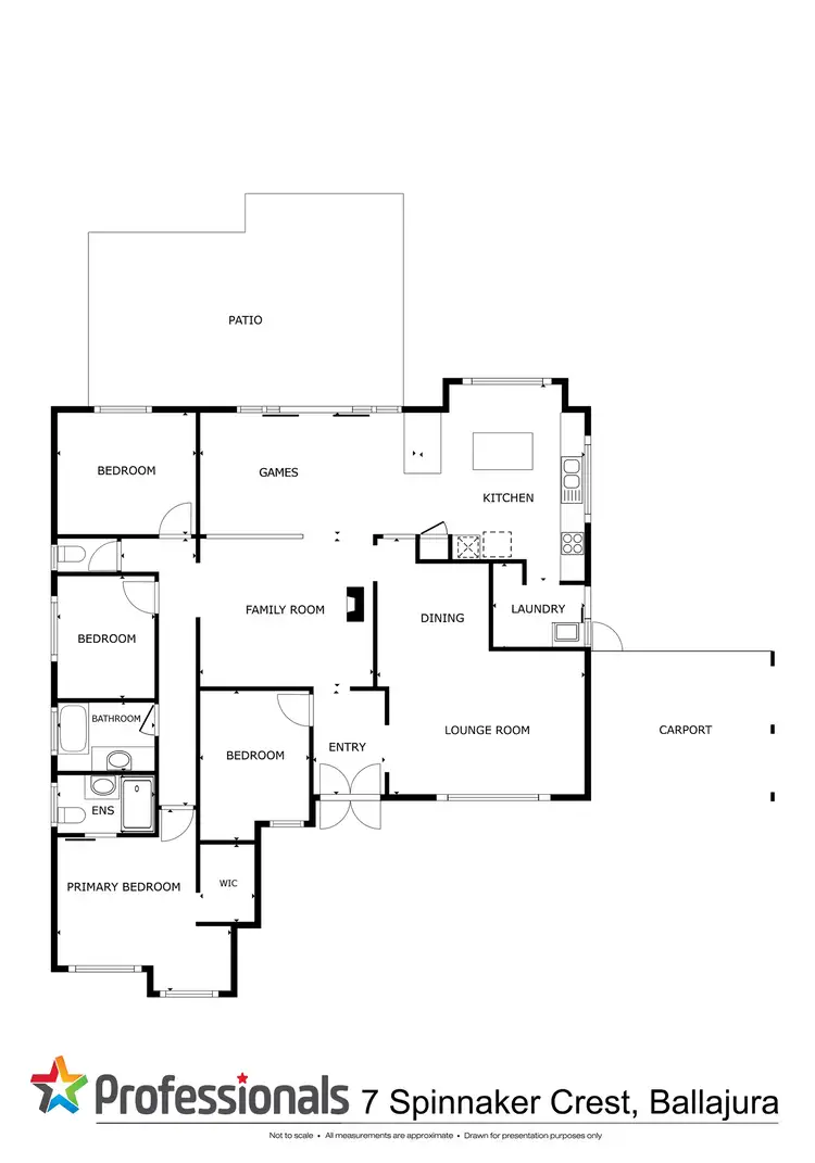 Floorplan of Homely house listing, 7 Spinnaker Crest, Ballajura WA 6066