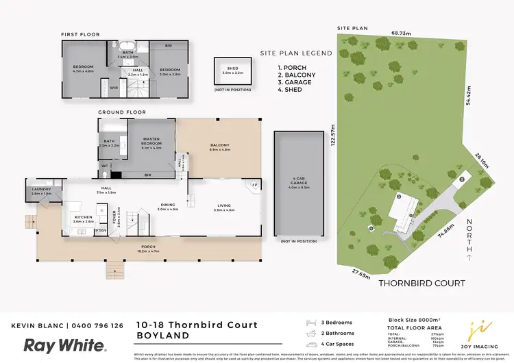 Floorplan of Homely rural property listing, 10-18 Thornbird Court, Boyland QLD 4275
