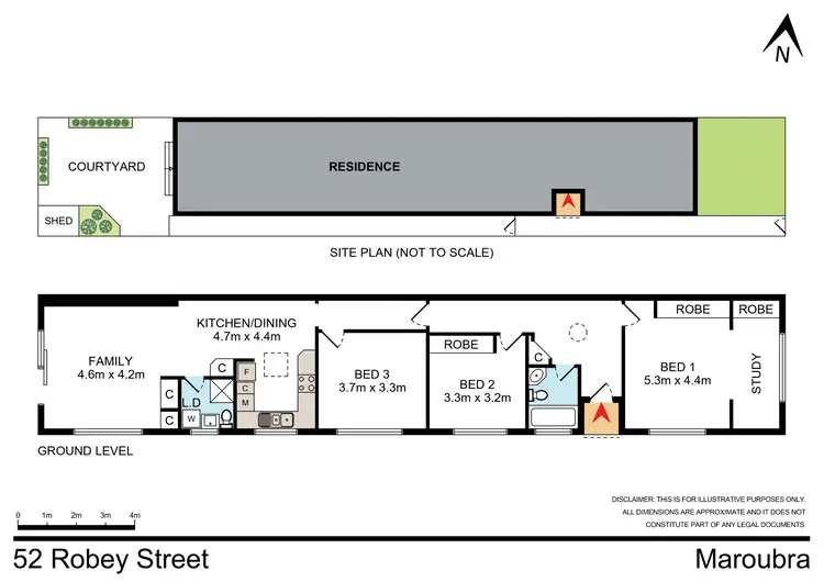 Floorplan of Homely house listing, 52 Robey Street, Maroubra NSW 2035
