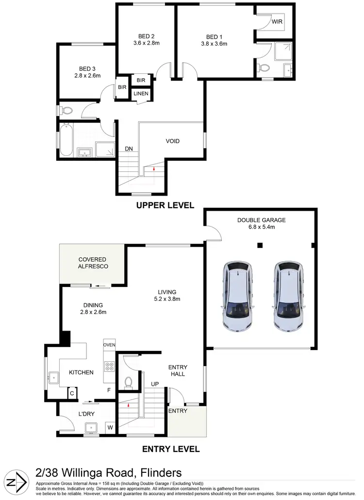 Floorplan of Homely house listing, 2/38 Willinga Road, Flinders NSW 2529