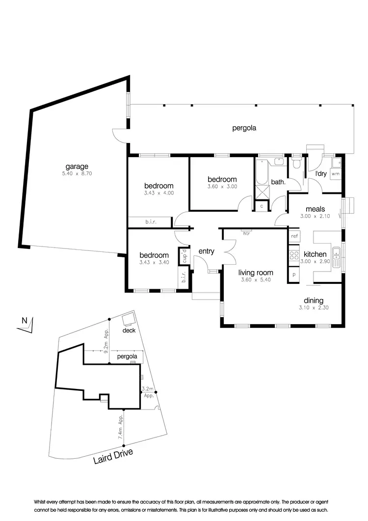 Floorplan of Homely house listing, 10 Laird Drive, Altona Meadows VIC 3028
