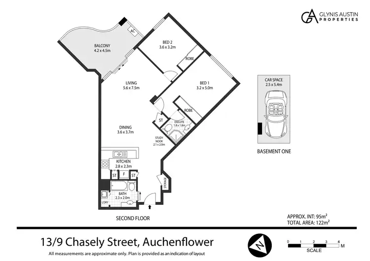 Floorplan of Homely apartment listing, 13/9 Chasely Street, Auchenflower QLD 4066