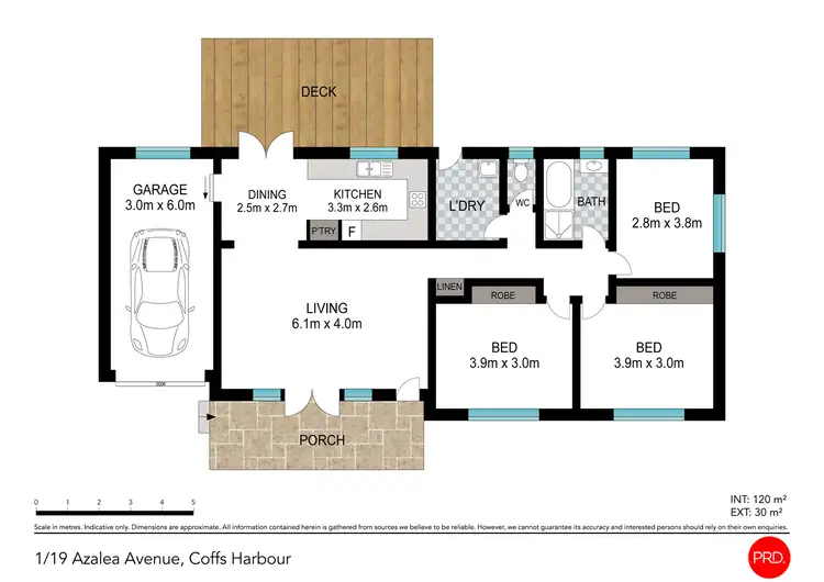 Floorplan of Homely house listing, 1/19 Azalea Avenue, Coffs Harbour NSW 2450