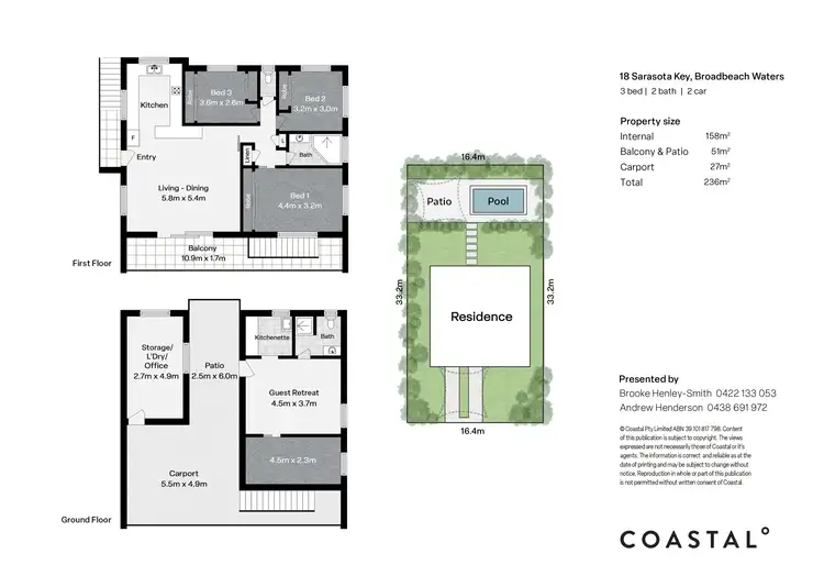 Floorplan of Homely house listing, 18 Sarasota Key, Broadbeach Waters QLD 4218